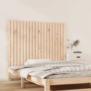 Elegant Solid Wood Pine Wall Headboard - 127.5x3x90 cm