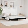 Bed Frame Black 160x200 cm Engineered Wood Colour black Size 160 x 200 cm 