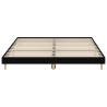 Black Bed Frame 160x200 cm | Durable Engineered Wood