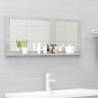 Bathroom Mirror Concrete Grey 90x10.5x37 cm Engineered Wood Colour concrete grey Size 90 x 10.5 x 37 cm Quantity in Package 1 