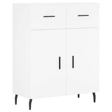 Stylish Highboard White 69.5x34x180 cm - Hipomarket