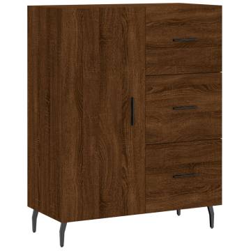 Elegant Highboard Brown Oak - Stylish Storage Solution