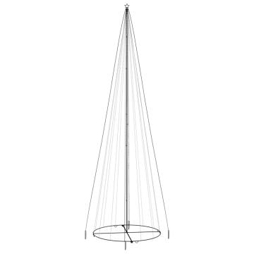 Illuminated Christmas Cone Tree - Warm White 1134 LEDs 230x800 cm