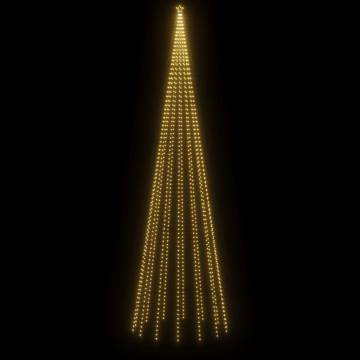 Illuminated Christmas Cone Tree - Warm White 1134 LEDs 230x800 cm