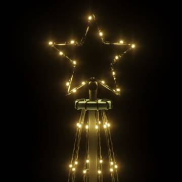 Illuminated Christmas Cone Tree - Warm White 1134 LEDs 230x800 cm