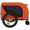 Pet Bike Trailer - Orange & Black Oxford Fabric | HipoMarket