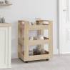 Kitchen Trolley Sonoma Oak 60x45x80 cm Engineered Wood Colour sonoma oak 