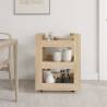 Kitchen Trolley Sonoma Oak - 60x45x80 cm Engineered Wood