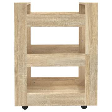 Kitchen Trolley Sonoma Oak - 60x45x80 cm Engineered Wood