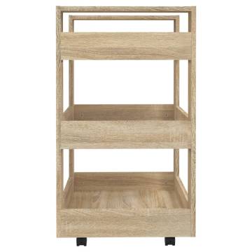 Kitchen Trolley Sonoma Oak - 60x45x80 cm Engineered Wood