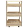 Kitchen Trolley Sonoma Oak - 60x45x80 cm Engineered Wood