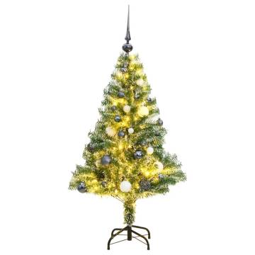 Artificial Christmas Tree with LEDs & Ball Set - 120 cm