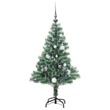 Artificial Christmas Tree with LEDs & Ball Set - 120 cm