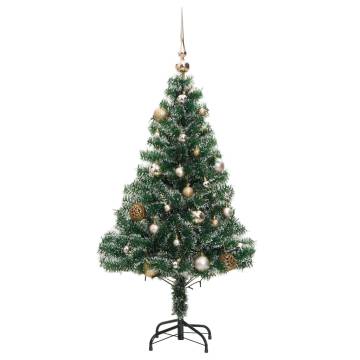 Artificial Christmas Tree with LEDs & Ball Set - 150 cm