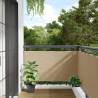 Balcony Screen Oxford Fabric 75x600 cm Beige Colour beige Size 75 x 600 cm Quantity in Package 1 