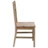 Buy Elegant Solid Acacia Wood Dining Chairs (Set of 2)