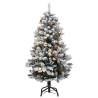 150 cm Artificial Hinged Christmas Tree with 150 LEDs & Balls