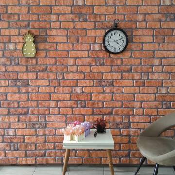 3D Terracotta Brick Design Wall Panels - 10 pcs EPS