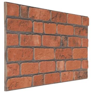 3D Terracotta Brick Design Wall Panels - 10 pcs EPS