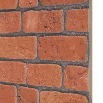 3D Terracotta Brick Design Wall Panels - 10 pcs EPS