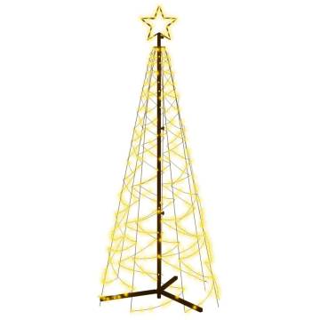 Christmas Cone Tree with 200 LEDs - 70x180 cm Warm White