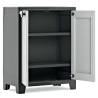 Keter Low Storage Cabinet Titan | Black & Grey | 100 cm