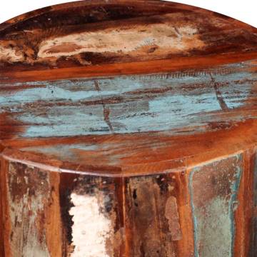 Stool Solid Reclaimed Wood - Unique Vintage Comfort