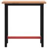 Workbench 80x55x81.5 cm - Solid Wood Beech and Metal