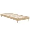 Sonoma Oak Bed Frame 75x190 cm | Durable Engineered Wood