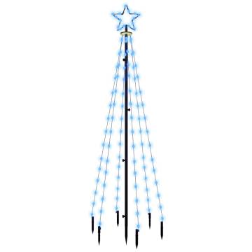 Christmas Tree with Spike - 180cm Blue LED Lights | Hipomarket