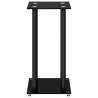 Speaker Stands 2 pcs Black Tempered Glass - Durable Design