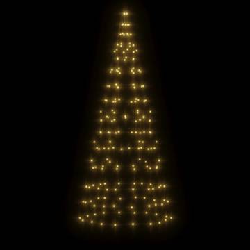 Christmas Tree Light on Flagpole - 200 LEDs Warm White