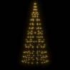 Christmas Tree Light on Flagpole - 200 LEDs Warm White