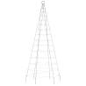 Christmas Tree Light on Flagpole - 200 LEDs Warm White