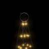 Christmas Tree Light on Flagpole - 200 LEDs Warm White