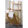 Bathroom Solutions Bamboo Storage Rack with Laundry Basket - 95 cm