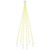 Decorative Christmas Tree on Flagpole - 180 cm with 108 LEDs