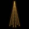 Decorative Christmas Tree on Flagpole - 180 cm with 108 LEDs