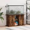 Aquarium Stand Smoked Oak 101x41x58 cm Engineered Wood Colour smoked oak Size 101 x 41 x 58 cm 