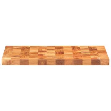 Solid Acacia Wood Chopping Board 60x40 cm - Durable & Unique