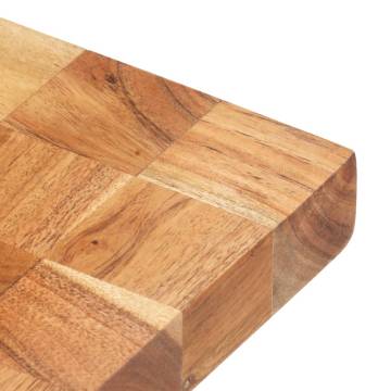 Solid Acacia Wood Chopping Board 60x40 cm - Durable & Unique