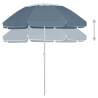 Beach Umbrella Blue 300 cm - UV Protection & Stylish Design