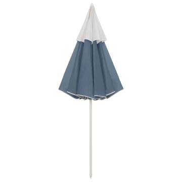 Beach Umbrella Blue 300 cm - UV Protection & Stylish Design