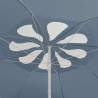 Beach Umbrella Blue 300 cm - UV Protection & Stylish Design