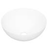 Elegant White Ceramic Round Wash Basin - 36x15 cm