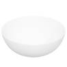 Elegant White Ceramic Round Wash Basin - 36x15 cm