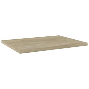 Bookshelf Boards 8 pcs - Sonoma Oak Engineered Wood (40x30x1.5 cm)