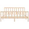 Solid Wood Bed Frame 180x200 cm Super King Size | Hipomarket