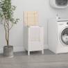 Laundry Box White 44x44x76 cm Solid Wood Pine Colour white Size 44 x 44 x 76 cm Quantity in Package 1 