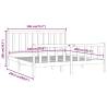 Solid Wood Bed Frame 180x200 cm Super King Size | Hipomarket